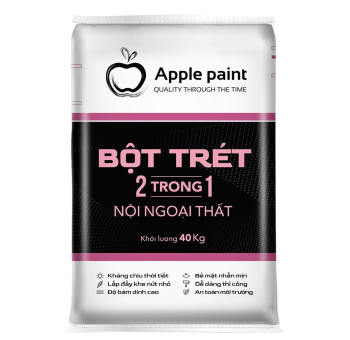 BỘT TRÉT TƯỜNG NỘI NGOẠI THẤT 2IN1 PE350