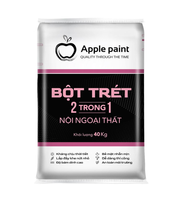 BỘT TRÉT TƯỜNG NỘI NGOẠI THẤT 2IN1 PE350