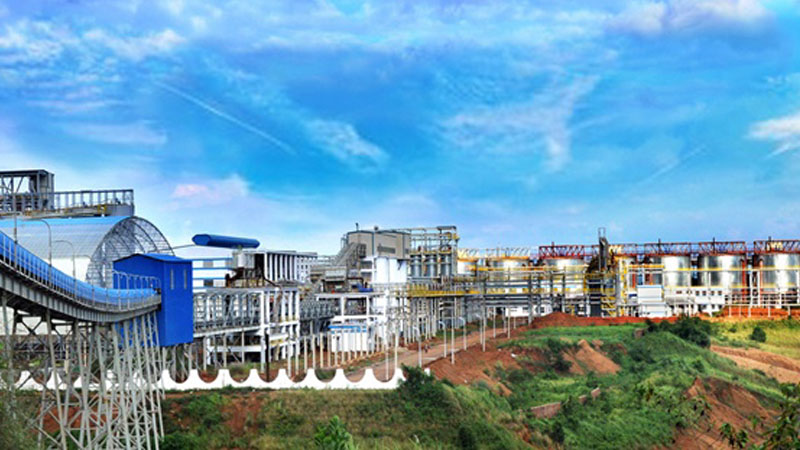 Hình ảnh nhà máy Alumin Nhân Cơ ở Đắk Nông