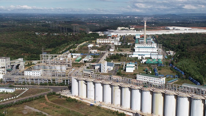 Nhà máy khai thác và sản xuất Alumin với quy mô lớn