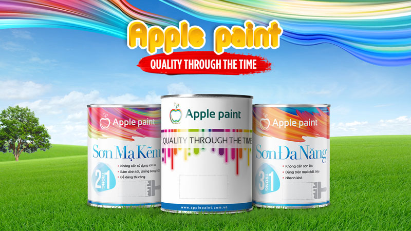 Thương hiệu sơn Apple Paint đang được ưa chuộng trong các ngành công nghiệp